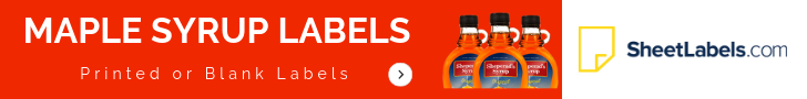maple syrup labels