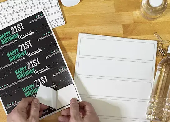 Blank Sheet Labels for DIY printing